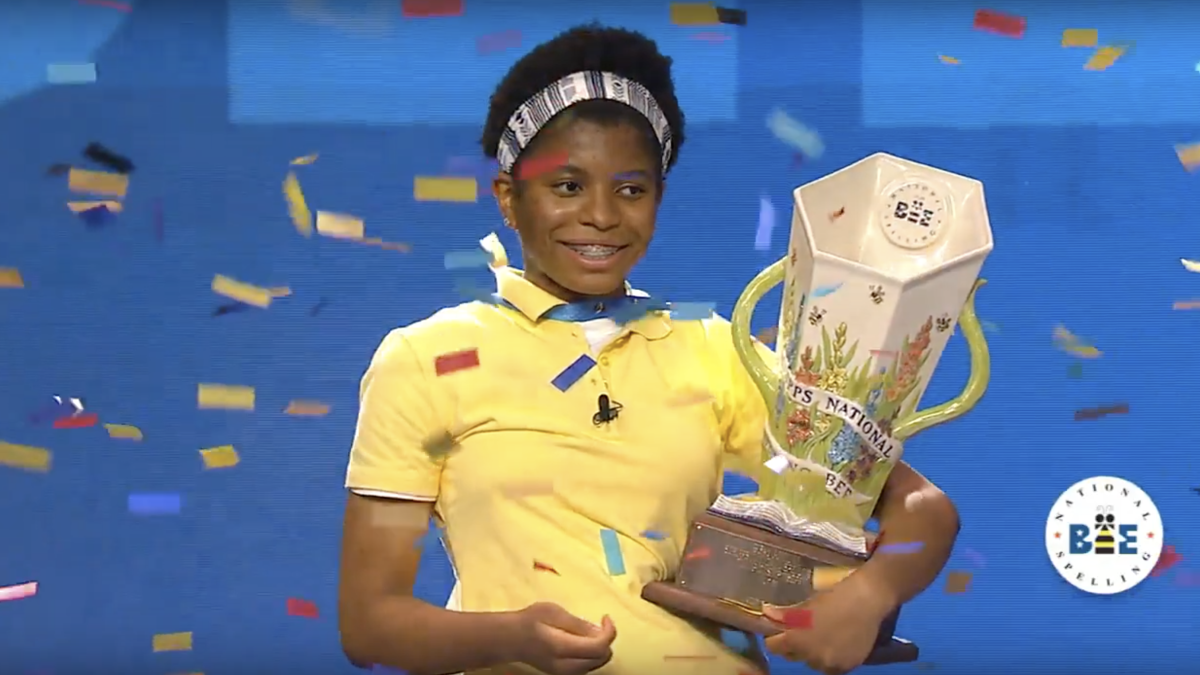 Zaila Avant-garde is the first African American to ever win the Scripps National Spelling Bee