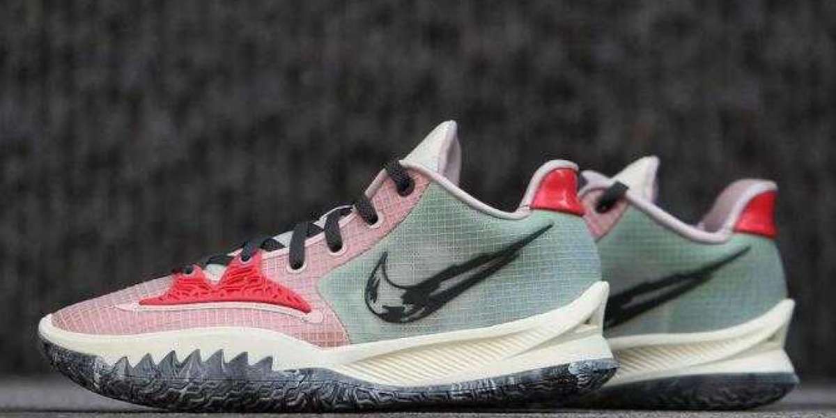 This Kyrie Low 4 Swoosh Covered by Nike Partially Colors