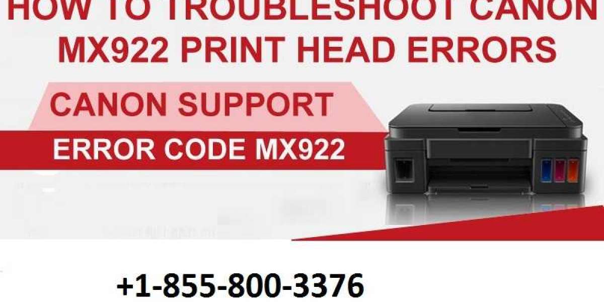 How to Fix Canon MX922 Print Head Errors?