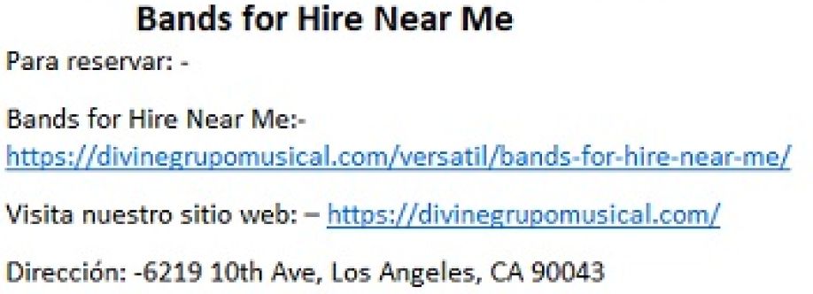 Divine Grupo ofrece Vive Latino Bands for Hire Near Me. Cover Image