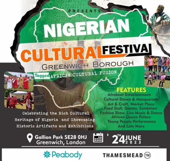 London: Nigerian Cultural Festival Set to Bring Excitement and Diversity to Thamesmead - ioiNEWS.org