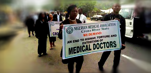 Dr. Ekanem Ephraim: Cross River State Medical Association Protest Colleague Kidnap and Insecurity, Down Tools! - ioiNEWS.org