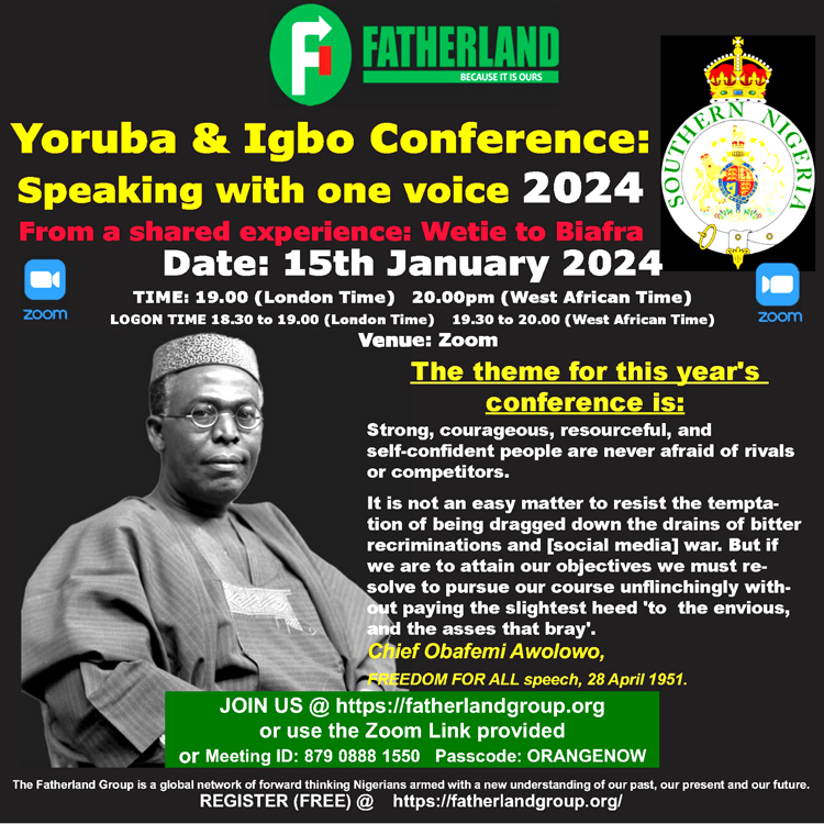 London: Igbo Yoruba Unity Conference Unite Voices for Nigerian Advancement - ioiNEWS.org