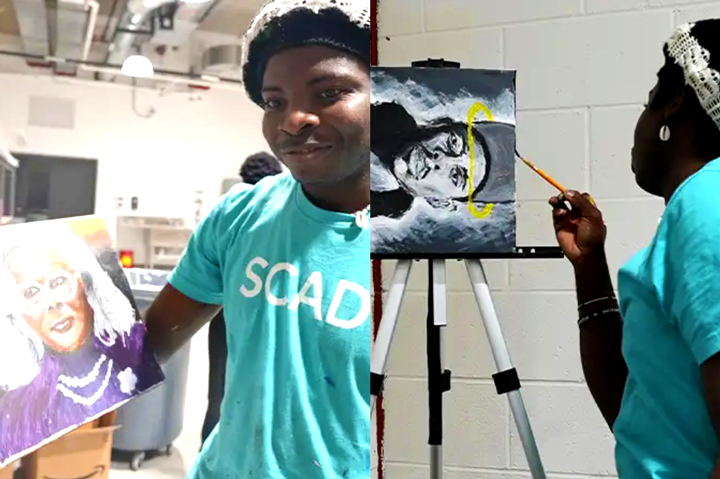 Chancellor Ahaghotu: Nigerian Art Student in USA sets New Guinness World Record with 100-Hour Painting Marathon - ioiNEWS.org