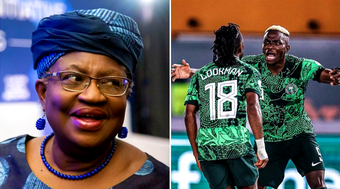 AFCON: Okonjo-Iweala Motivates Super Eagles ahead of SA semi's Clash - ioiNEWS.org